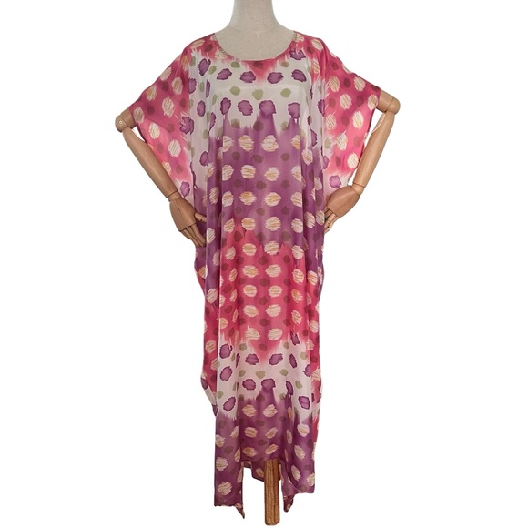Kaftan abstract print One Size - Picture 1 of 5